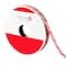 3/8" x 12ft. Red & White Diagonal Stripes Ribbon by Celebrate It® Christmas